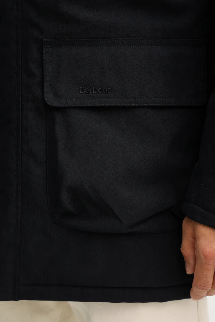 Barbour geacă Winter Beaufort Waterproof Parka MWB1126 bleumarin