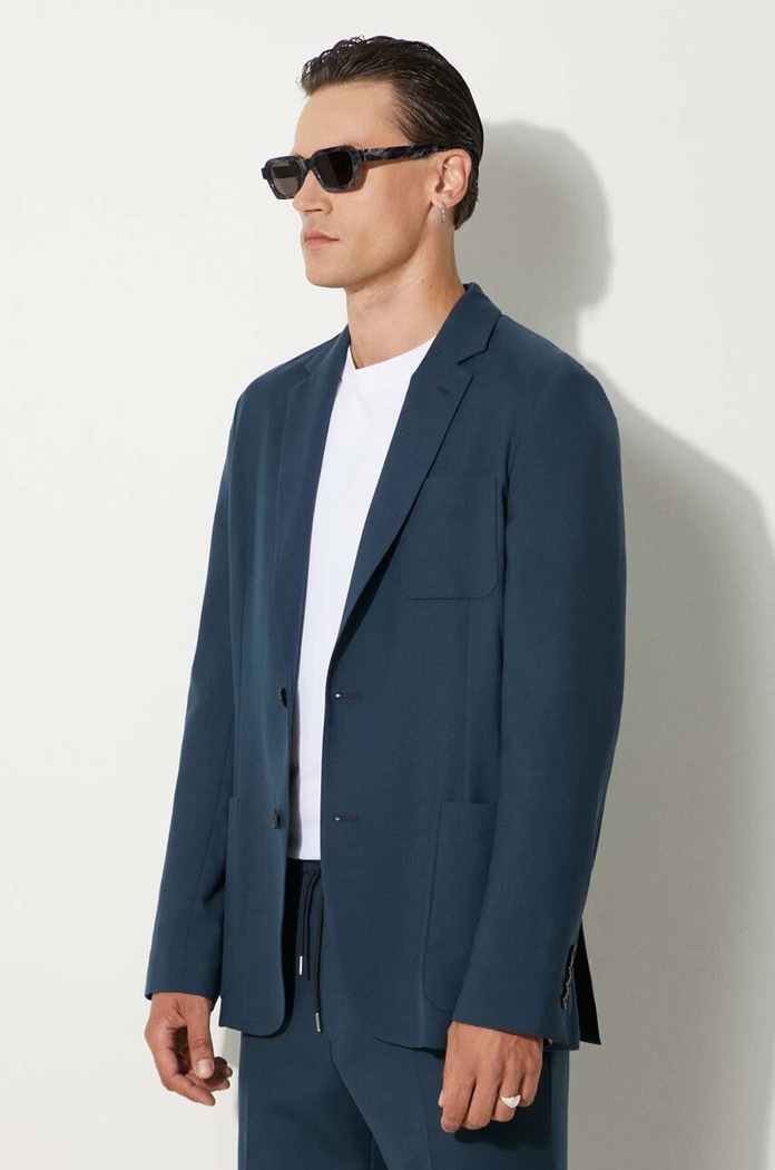 Vlněné sako Paul Smith námořnická modř M1R.2321.N00001