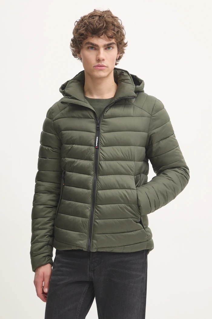 Яке Superdry лека изолация зелен M5011906A.ZC3