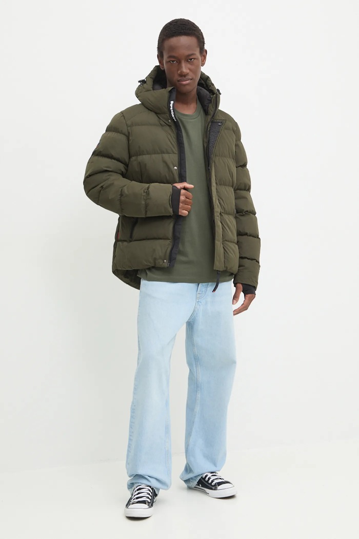Яке Superdry M5011907A.ZC3 зелен AW24