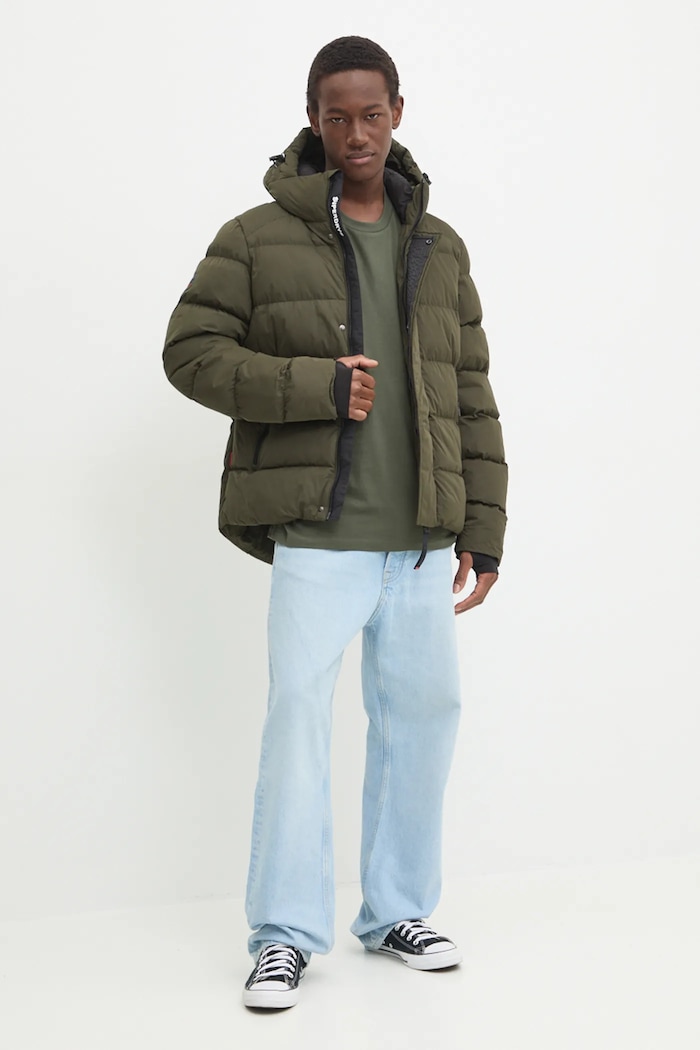 Яке Superdry M5011907A.ZC3 зелен AW24