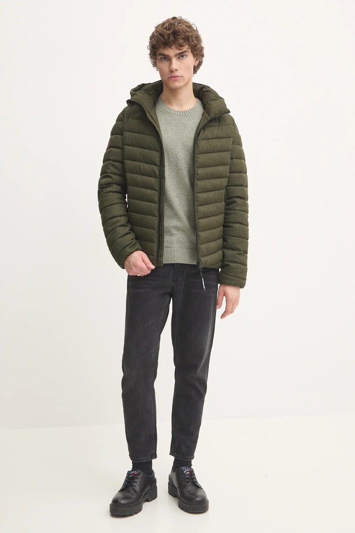 Яке Superdry M5011914A.1LS зелен AW24
