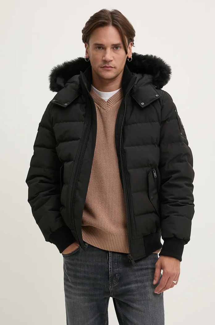 MOOSE KNUCKLES Kurtka puchowa Onyx czarny M33MB014S