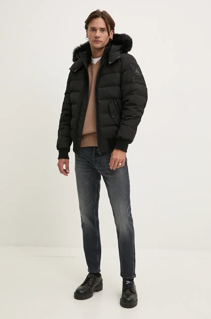 MOOSE KNUCKLES Kurtka puchowa Onyx M33MB014S czarny AW24