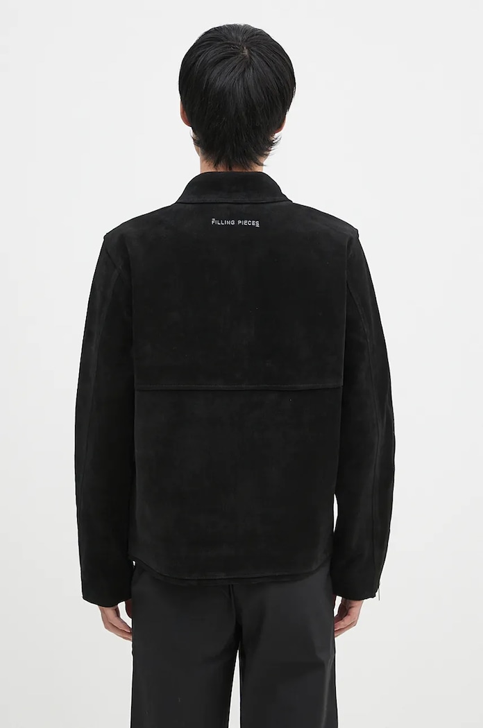 Oblečenie Semišová bunda Filling Pieces Leather Jacket Suede 75922791861 čierna