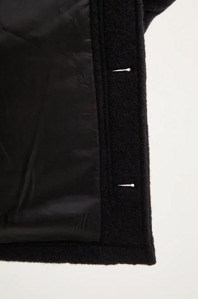 Vlněná košilová bunda A.P.C. veste emile patch WVBCA.H02961