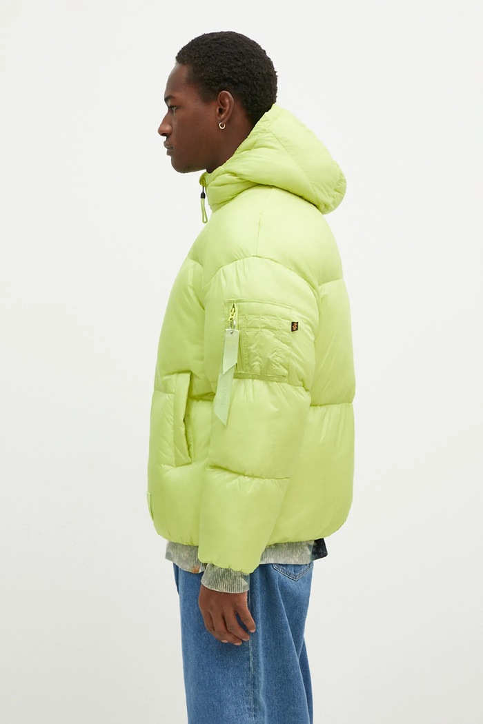 Alpha Industries Geacă Cloud Puffer Bomber 148130 verde AW25
