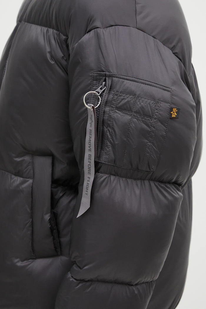 Alpha Industries jacket Cloud Puffer Bomber gray 148130