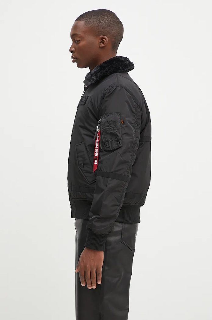 Alpha Industries Kurtka B-15 III TT Two Tone Bomber 198122 czarny AW25
