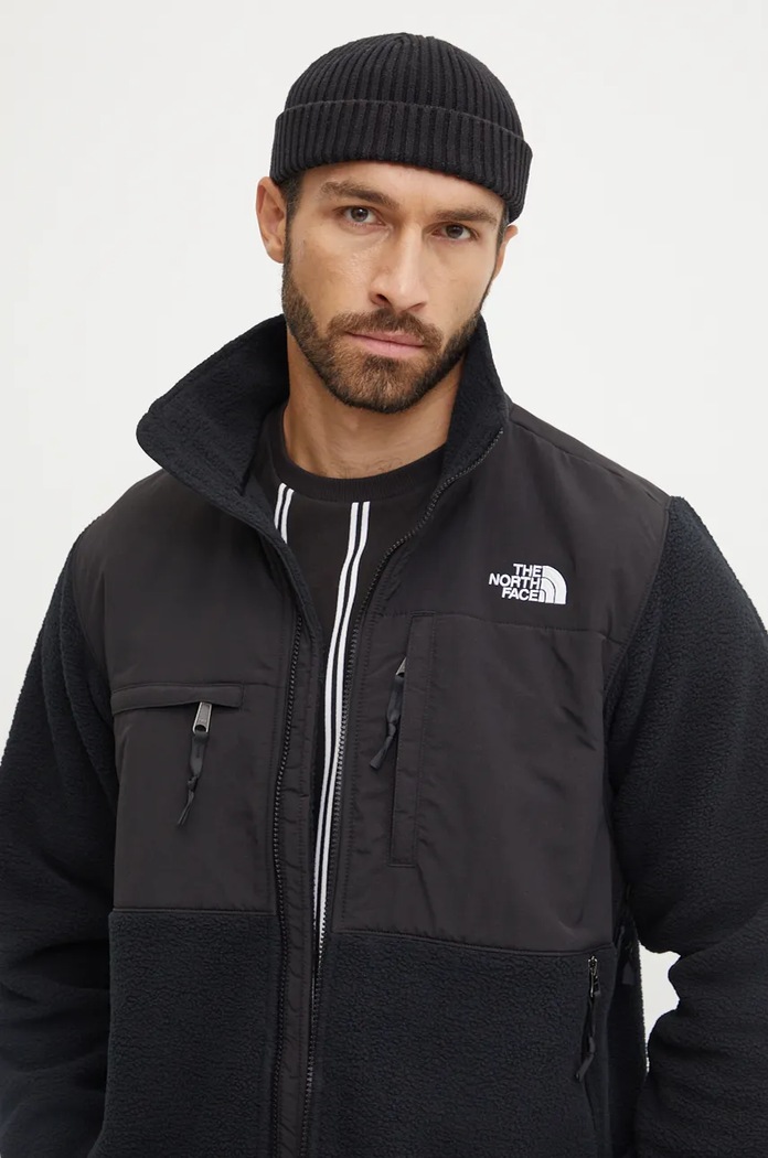 Μπλούζα The North Face Retro Denali Jacket μαύρο NF0A88XHJK31