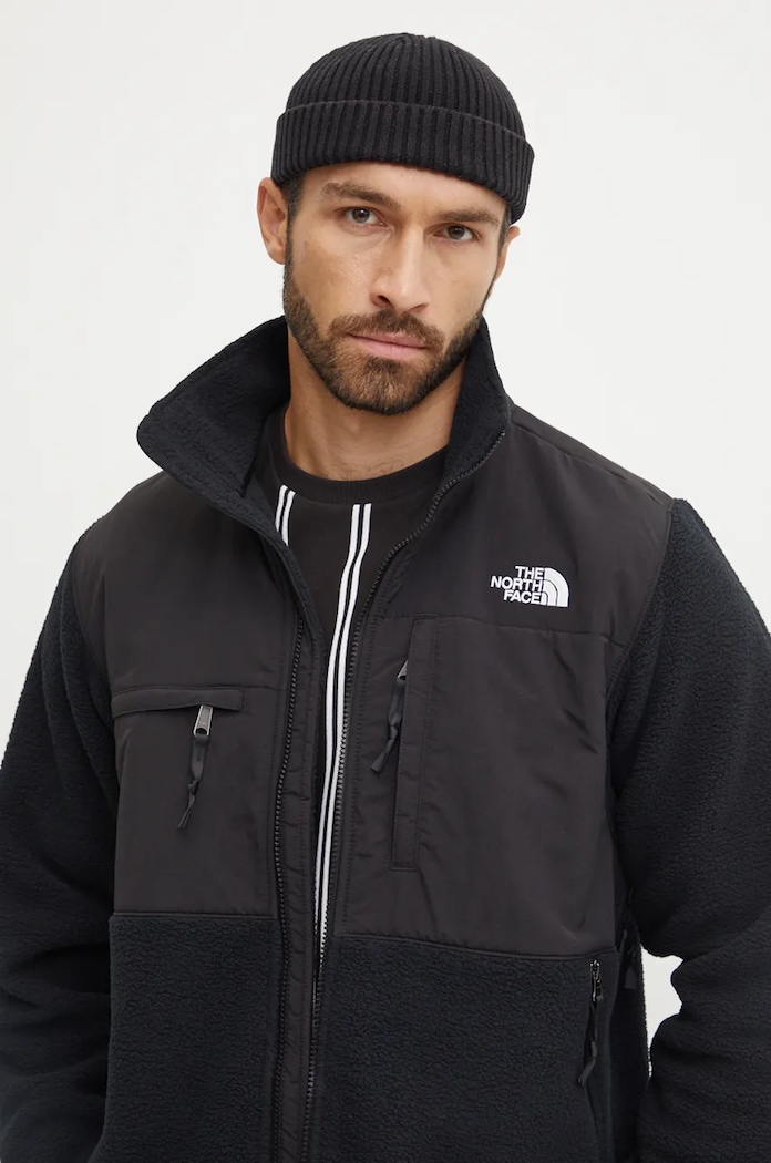 Μπλούζα The North Face Retro Denali Jacket μαύρο NF0A88XHJK31