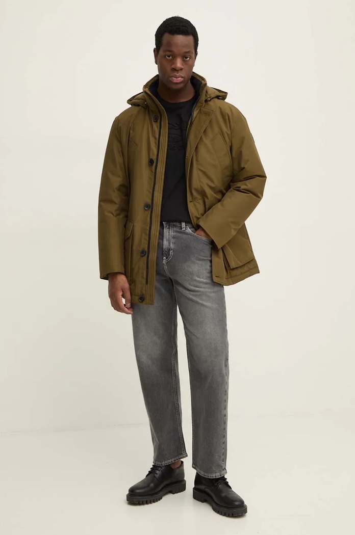 Μπουφάν Boss Orange 50499551 πράσινο AW24