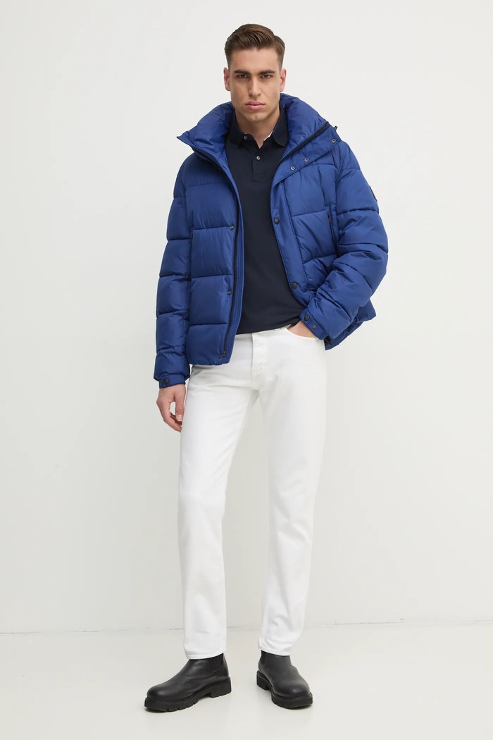BOSS Orange Geacă Omaris 50528573 albastru AW25