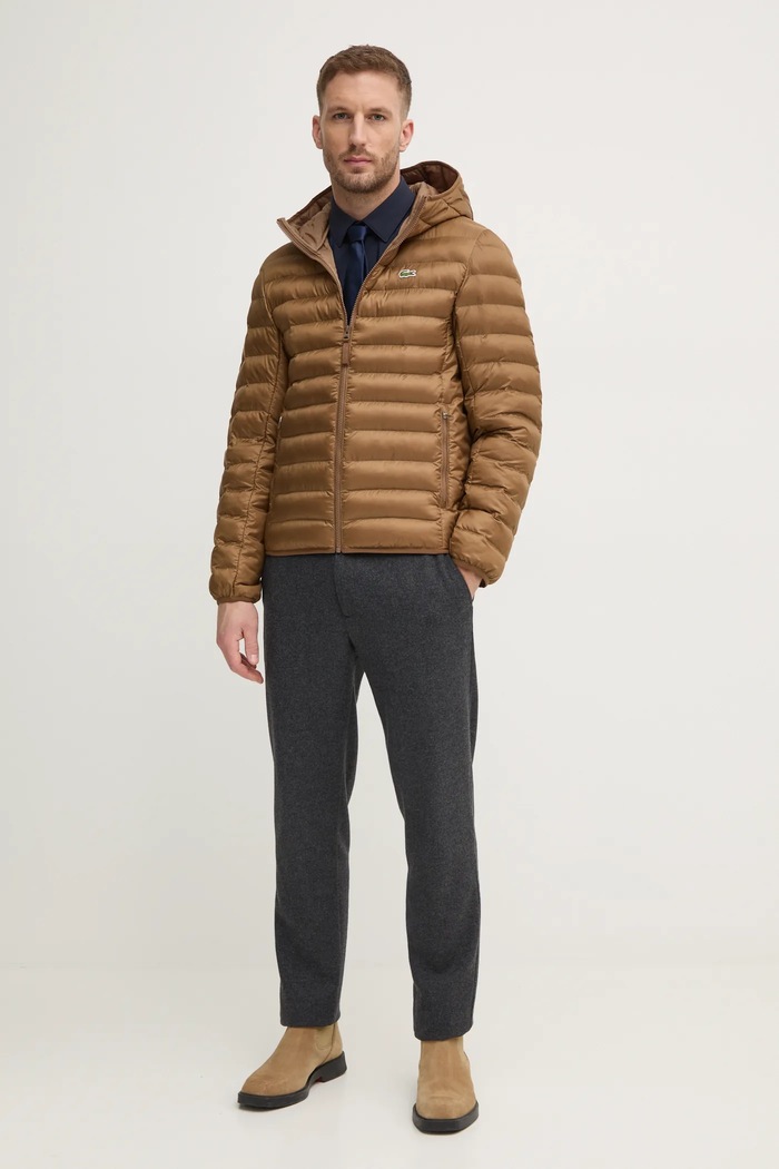 Lacoste geaca BH2909 maro AW24
