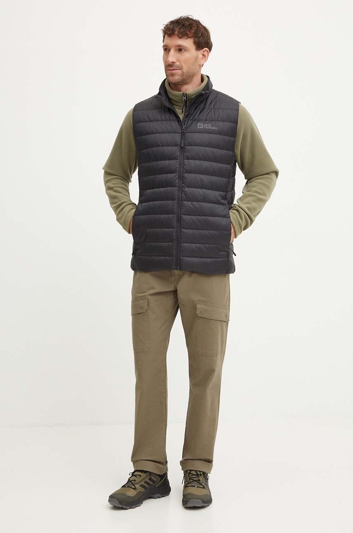 Jack Wolfskin bezrękawnik sportowy puchowy Pilvi 1207711 czarny AW25