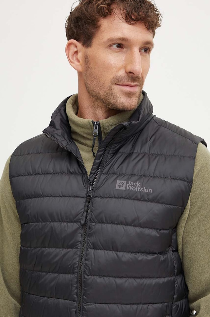 Jack Wolfskin bezrękawnik sportowy puchowy Pilvi czarny 1207711
