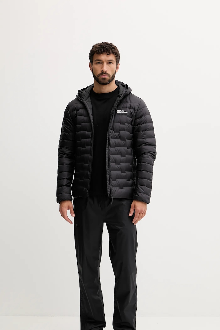 Jack Wolfskin Páperová športová bunda Jack Wolfskin Passamani A61831 čierna AW25