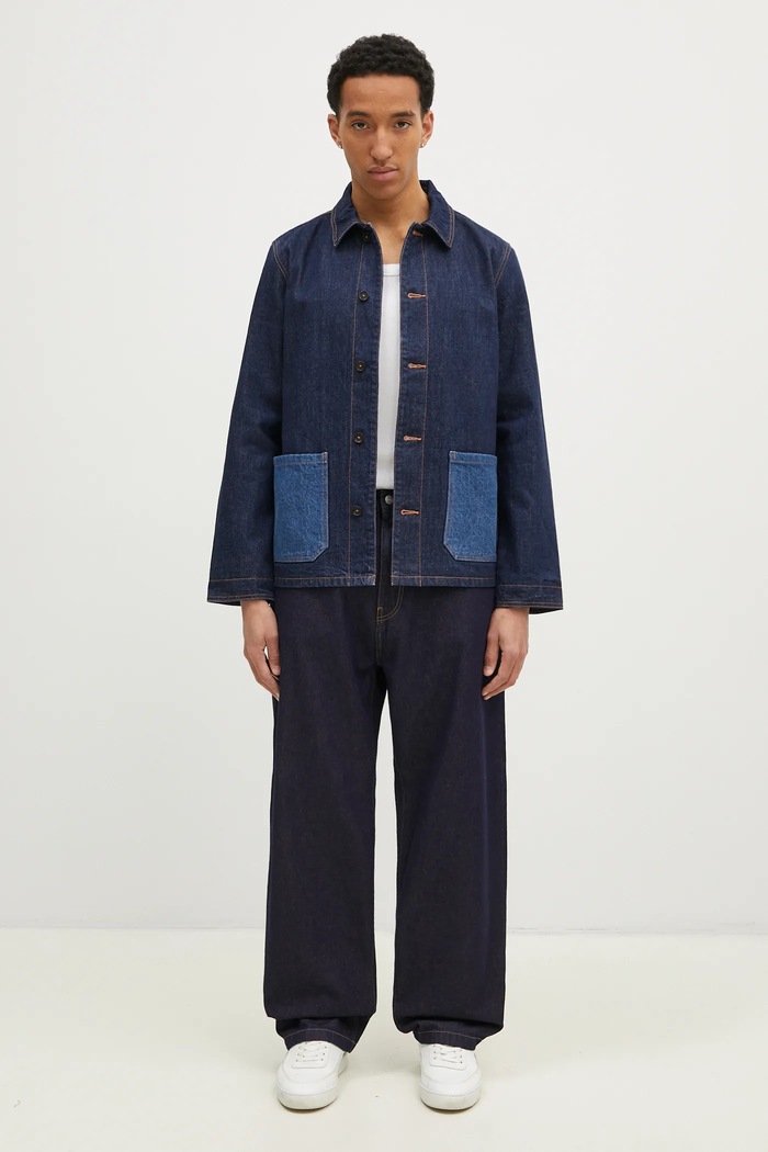 A.P.C. kurtka jeansowa Veste Anthonin COHDM.M02967.IAL