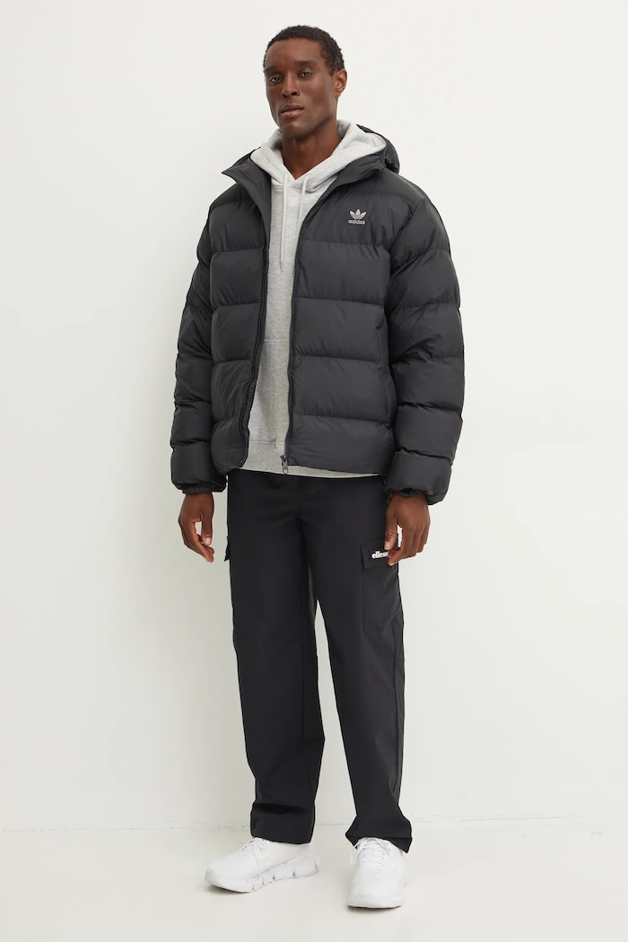 Bunda adidas Originals Commercial Puff IY3396 černá AW24