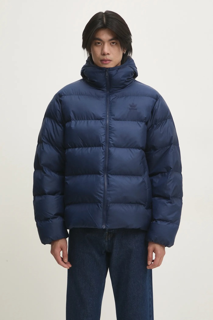 adidas Originals jacket Commercial Puff with navy IY3397
