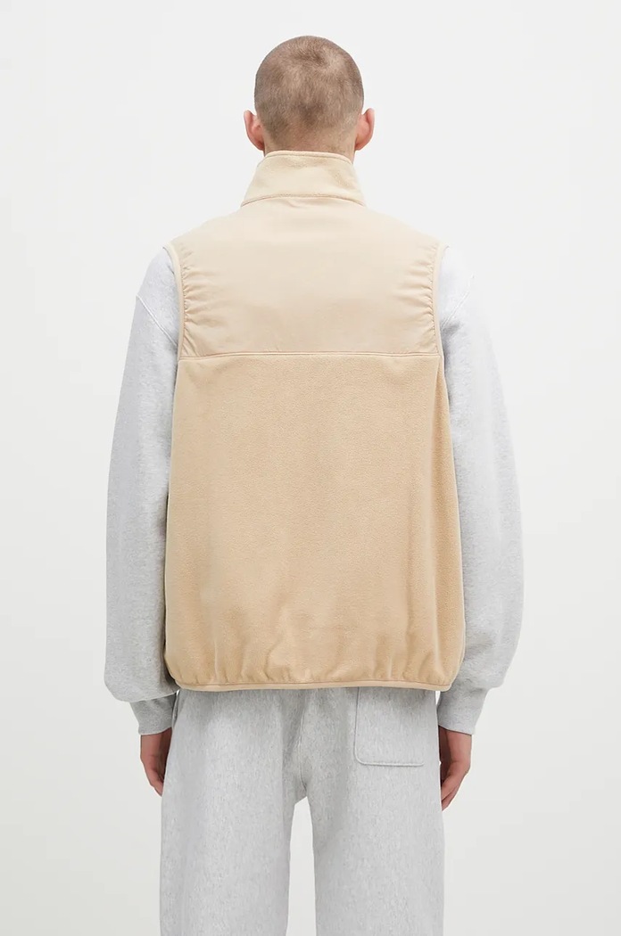 Ρούχα Αμάνικο μπουφάν adidas Originals Fleece Vest IZ2483 μπεζ