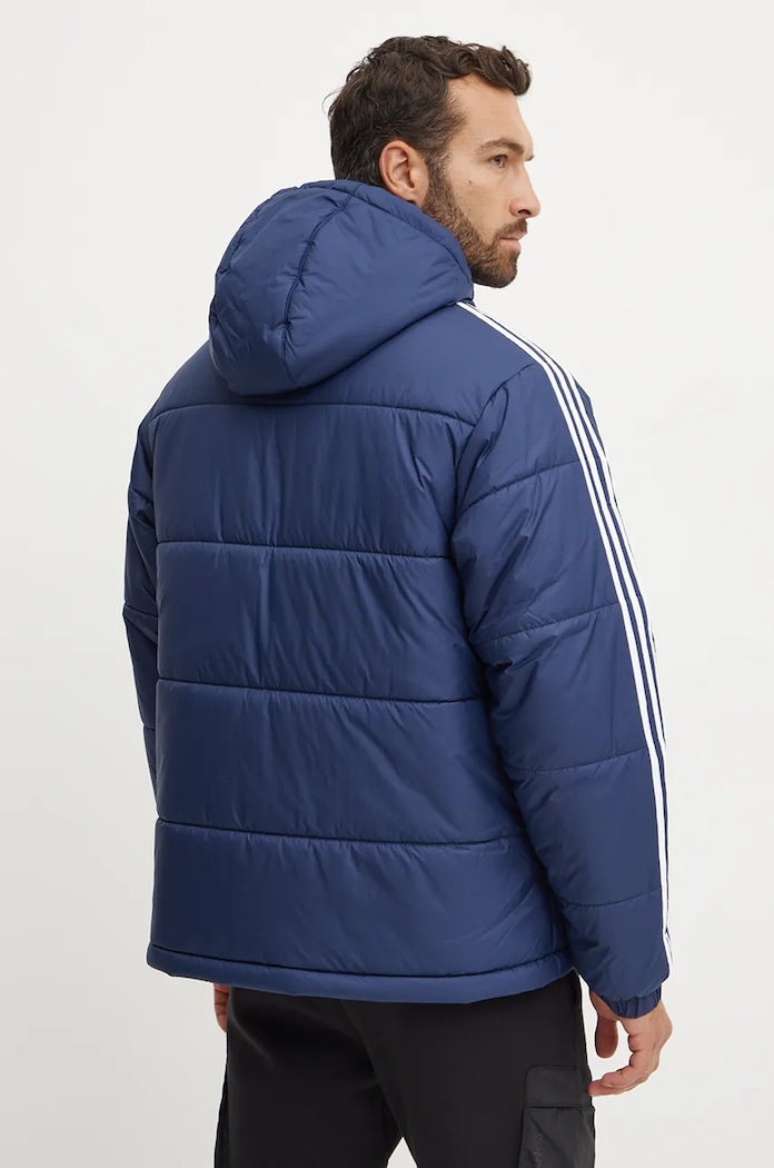adidas Originals geaca cu doua fete Adicolor Reversible Jacket bleumarin JD9073