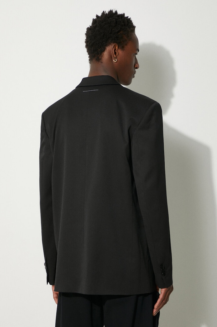 Clothing MM6 Maison Margiela wool blend blazer SH0BN0009.S47848 black