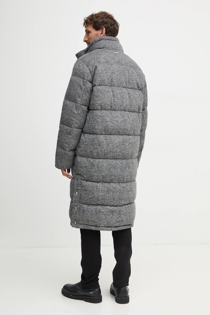Michael Kors gyapjú keverék dzseki CF4202FFF1 szürke AW24