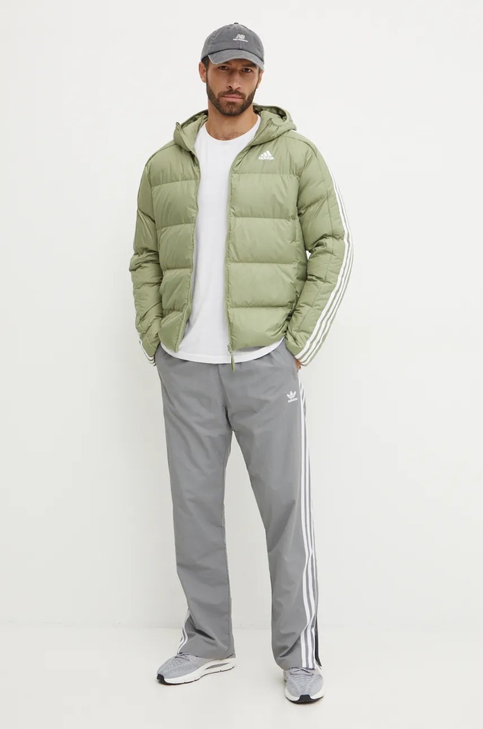 Péřová bunda adidas Essentials IX8905 zelená AW24