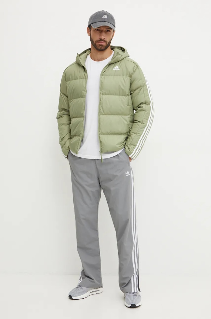 Péřová bunda adidas Essentials IX8905 zelená AW24