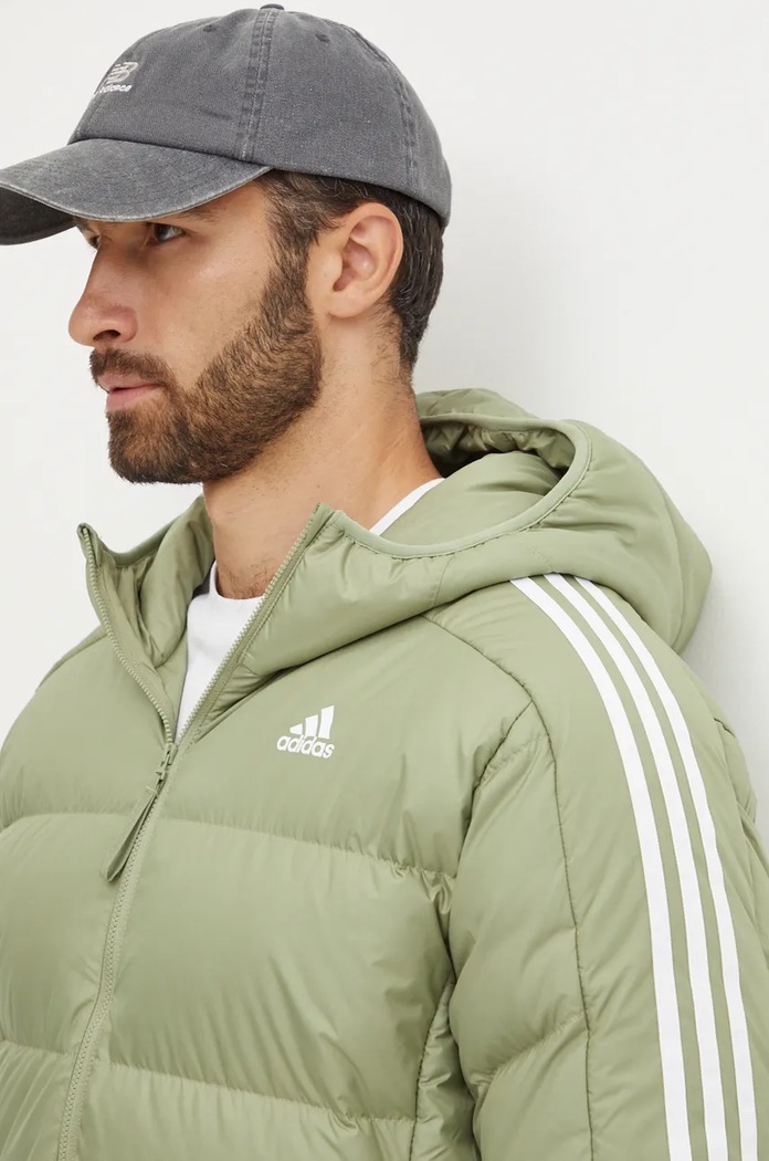 Péřová bunda adidas Essentials IX8905 zelená