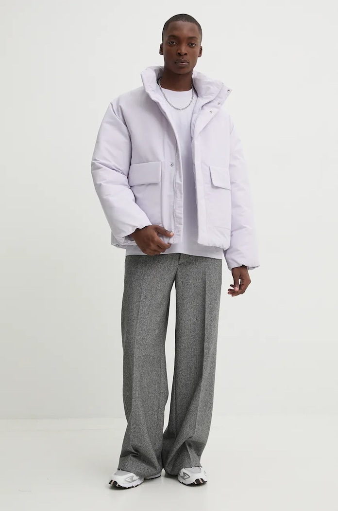 HUGO kurtka 50521454 fioletowy AW24