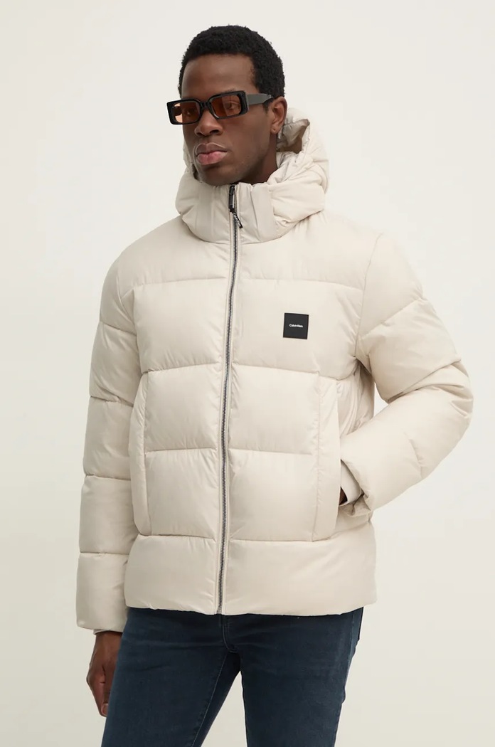 Bunda Calvin Klein s podšívkou béžová K10K113476