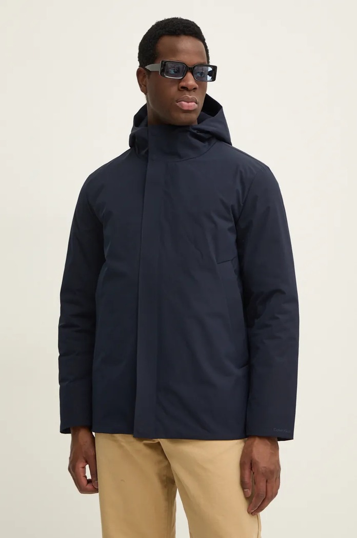 Calvin Klein giacca transitorio blu navy K10K113726