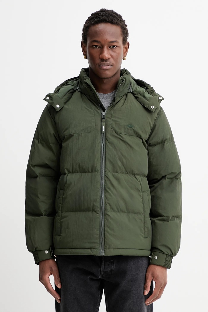 Péřová bunda Levi's zelená A8557