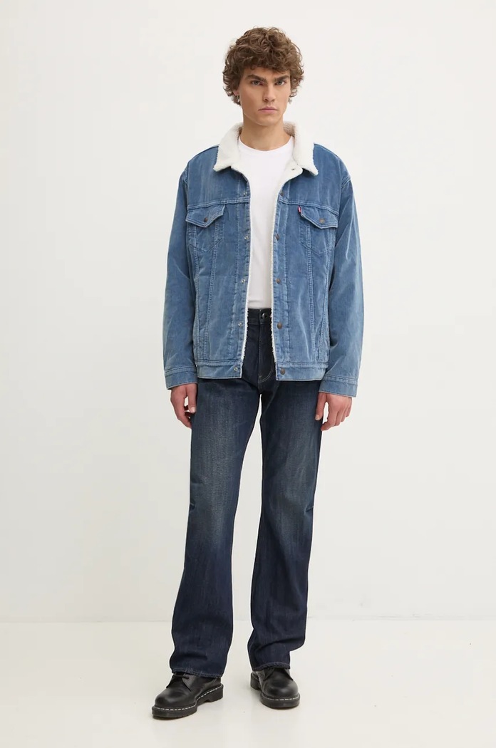 Μπουφάν με κορδόνι Levi's A5784 μπλε AW24