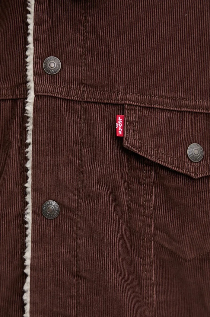 Levi's geaca din velur A5784 maro