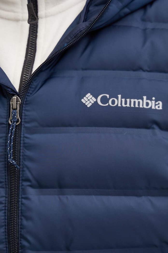 Columbia kurtka sportowa puchowa Lake 22 2086294 granatowy