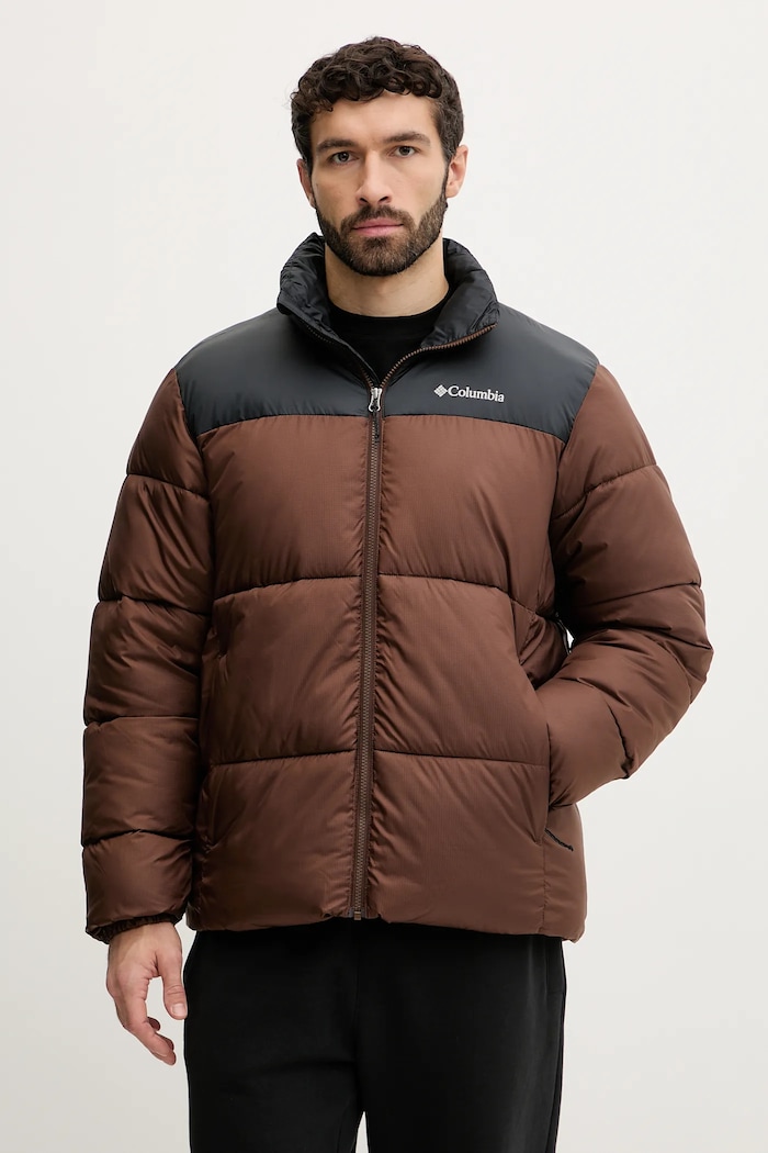 Яке Columbia Puffect кафяв 2086861