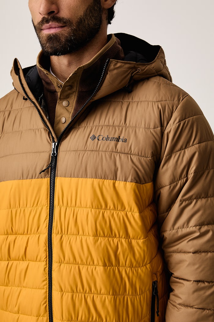 Kurtka sportowa męska Powder Lite Columbia 2086944 żółty