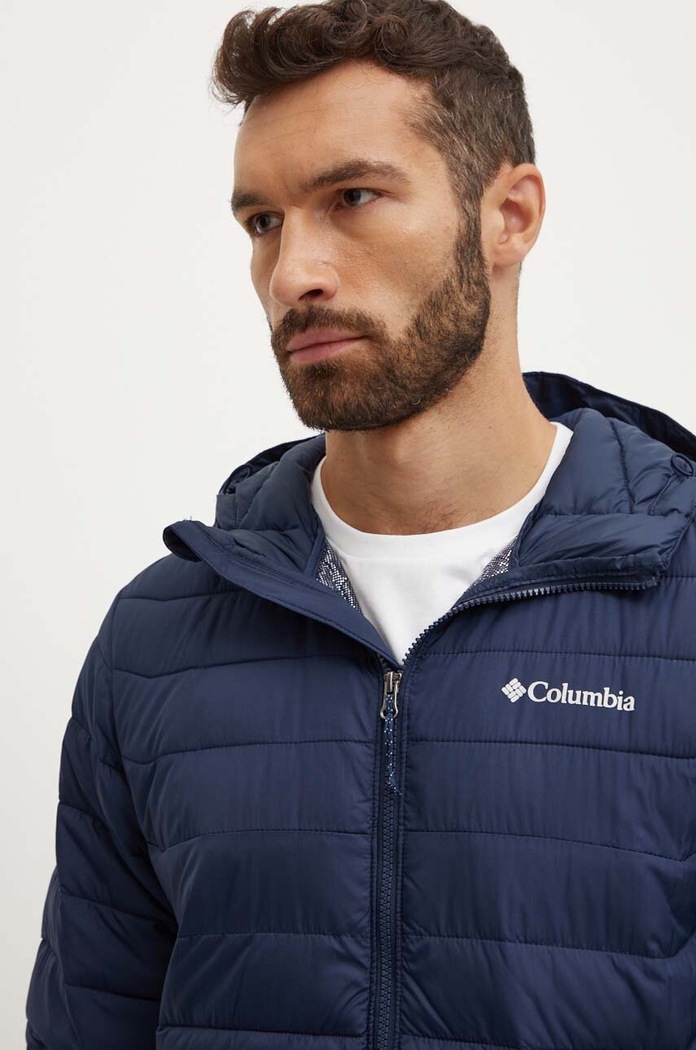 Športová bunda Columbia Powder Lite II tmavomodrá 2086944