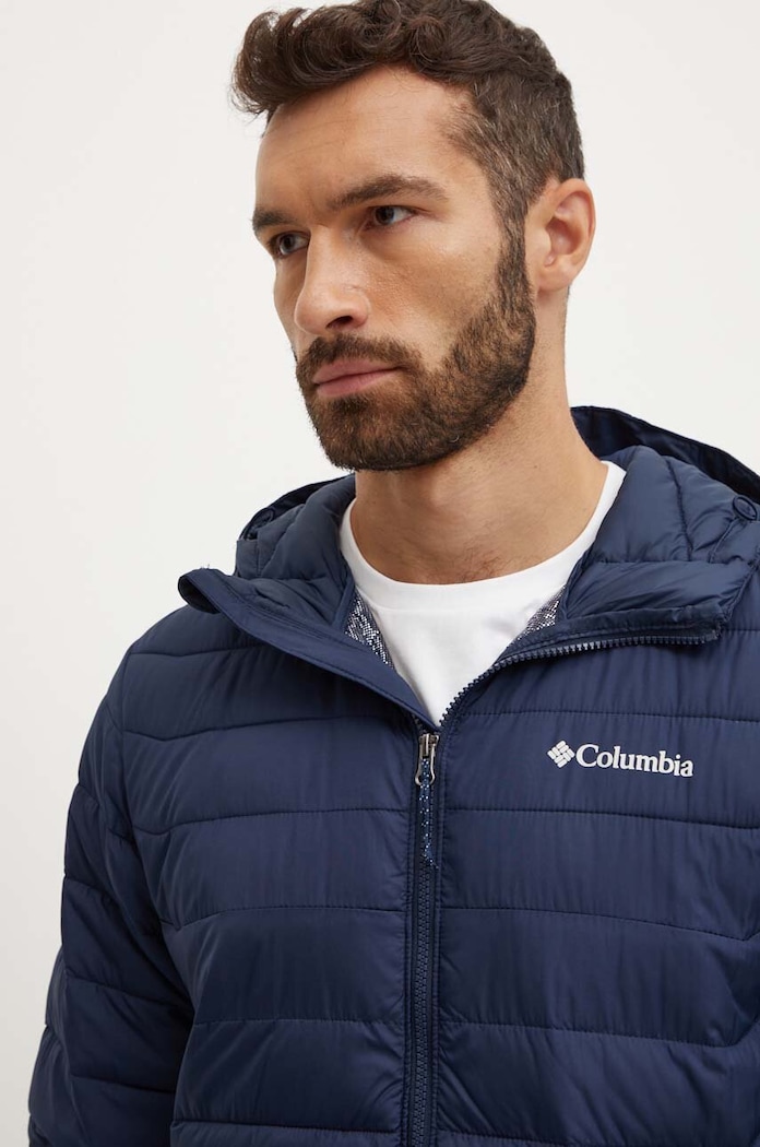 Športová bunda Columbia Powder Lite II tmavomodrá 2086944