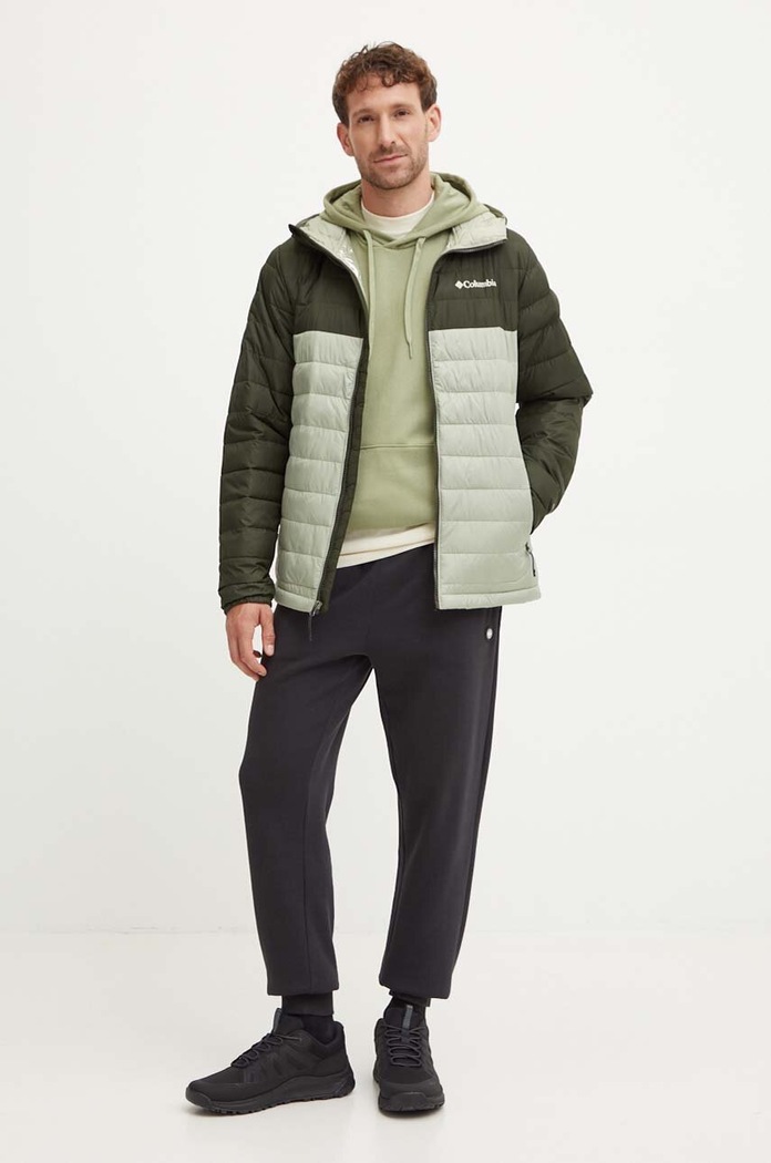 Sportovní bunda Columbia Powder Lite II 2086944 zelená AW24