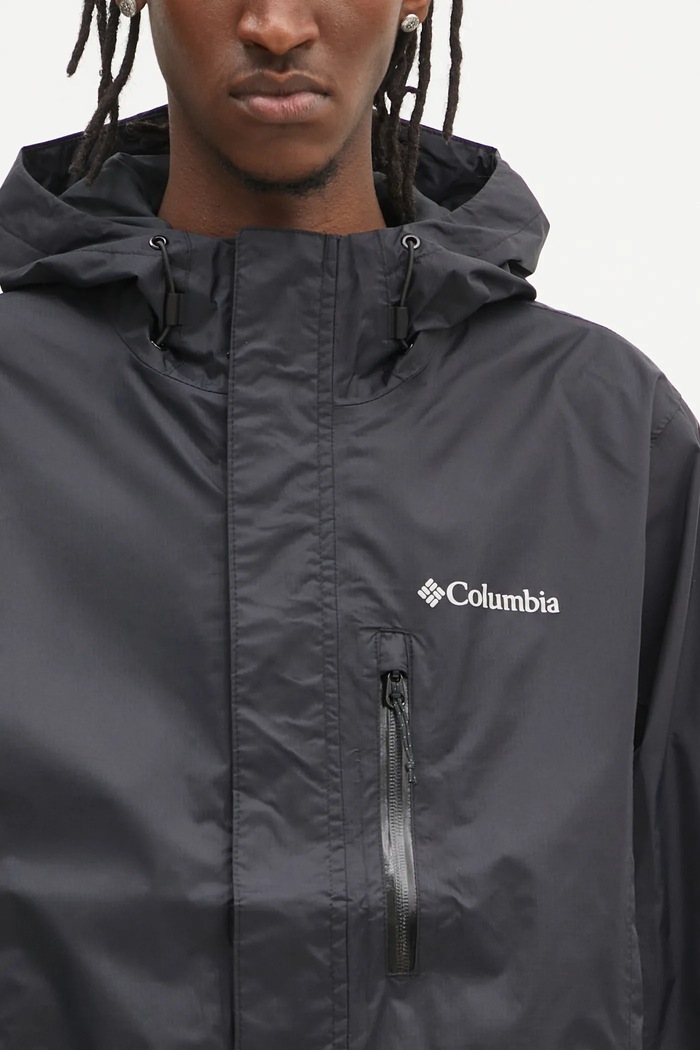 Columbia Pouring Adventure pršiplášť pánsky čierna 2117171