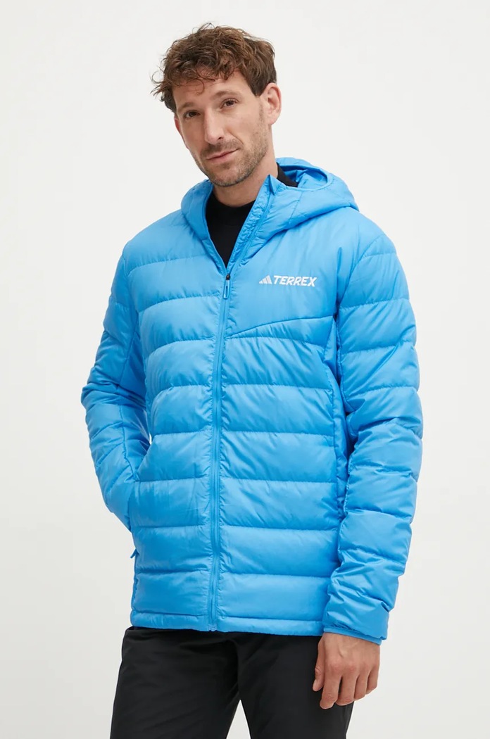 Péřová sportovní bunda adidas TERREX Multi přechodné modrá JG6359