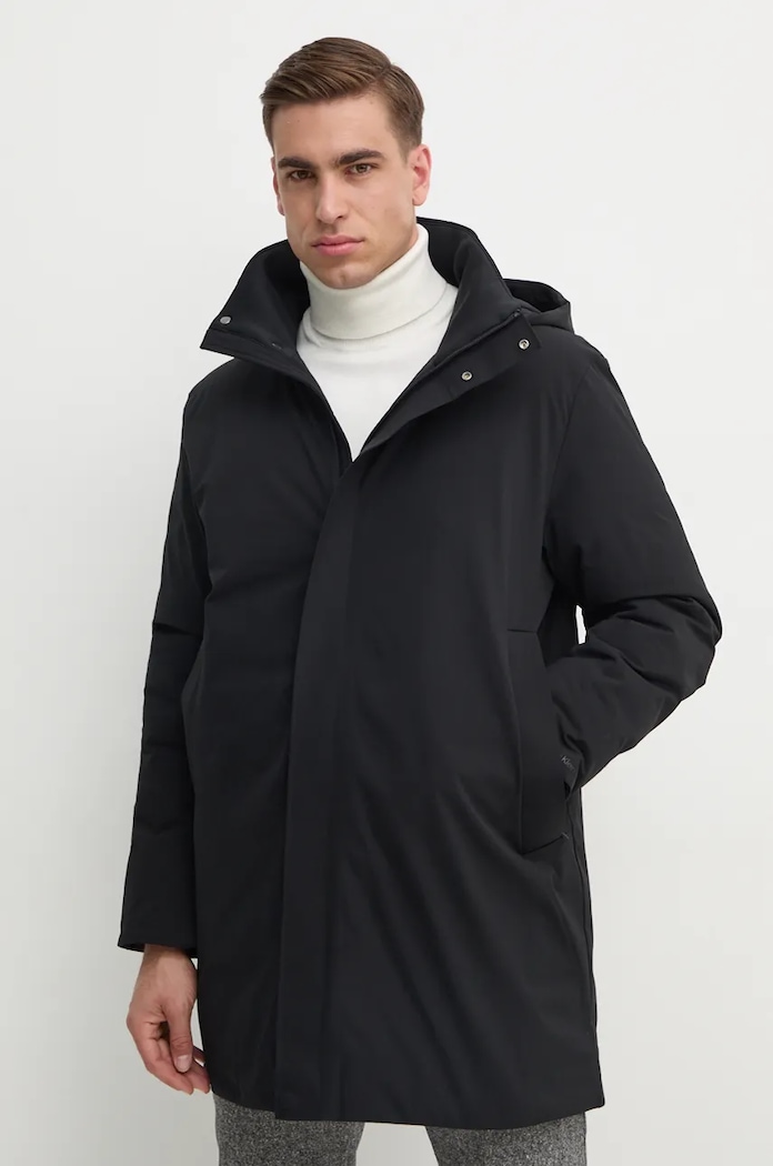 Calvin Klein geaca cu captuseala negru K10K113457