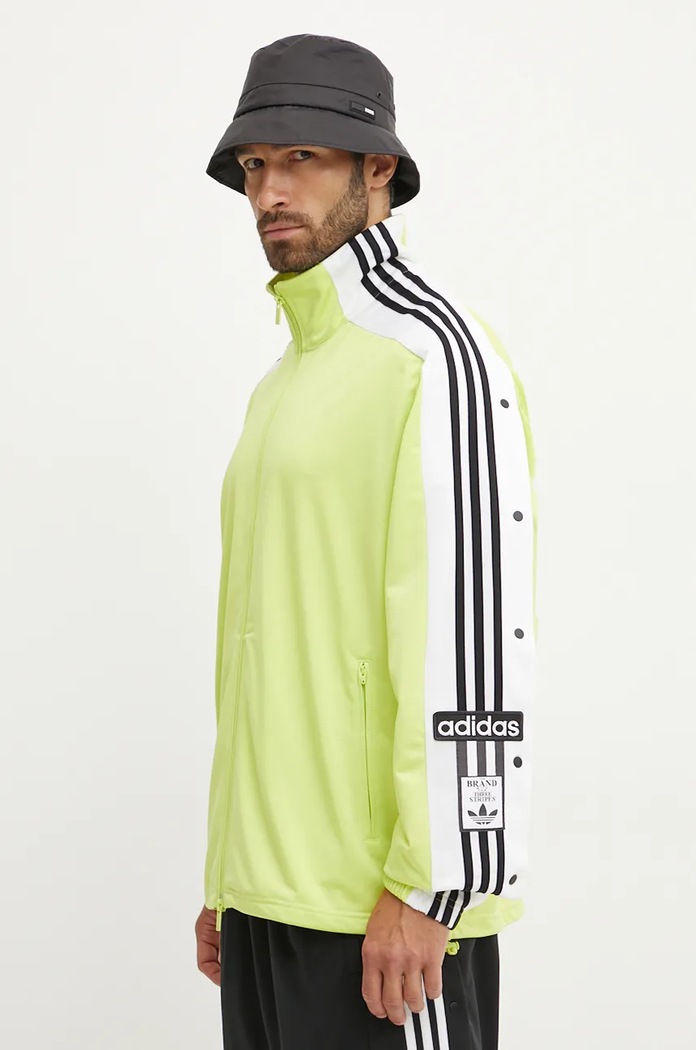 Dukserica adidas Originals bez kapuljače zelena JN0811