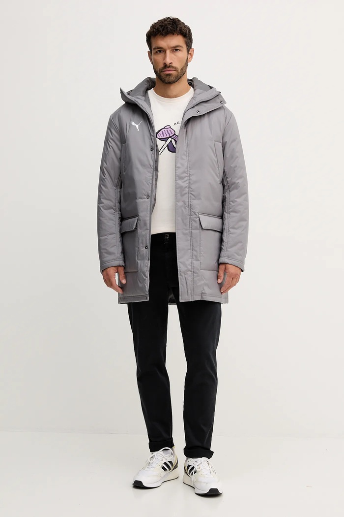 Puma rövid kabát 658569 szürke AW25