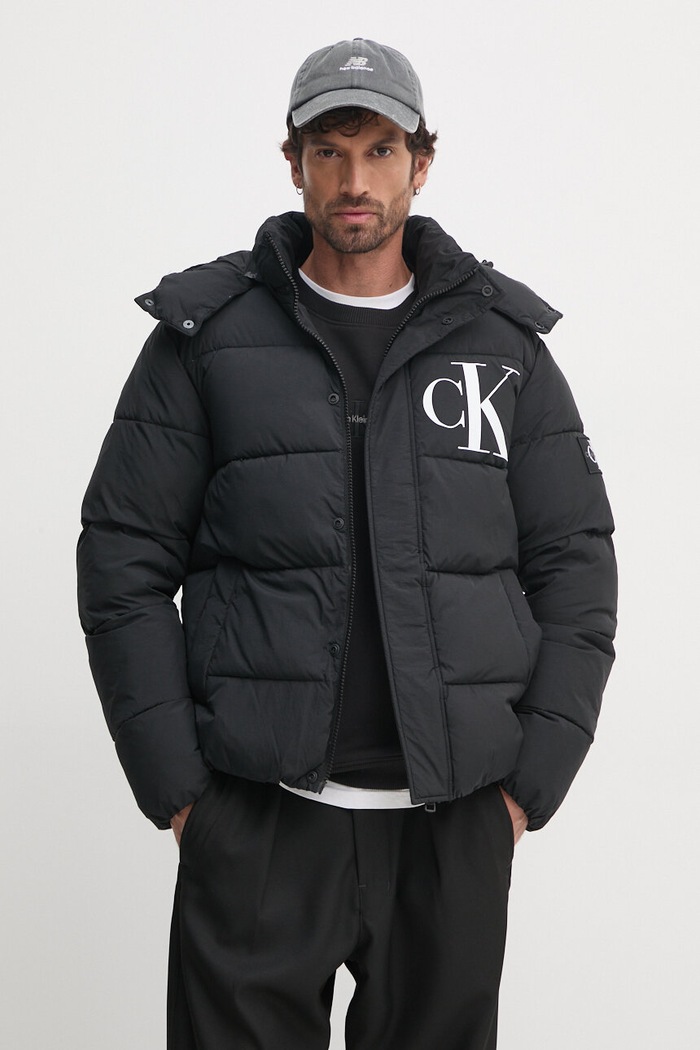 Bunda Calvin Klein Jeans zateplené čierna J30J326104
