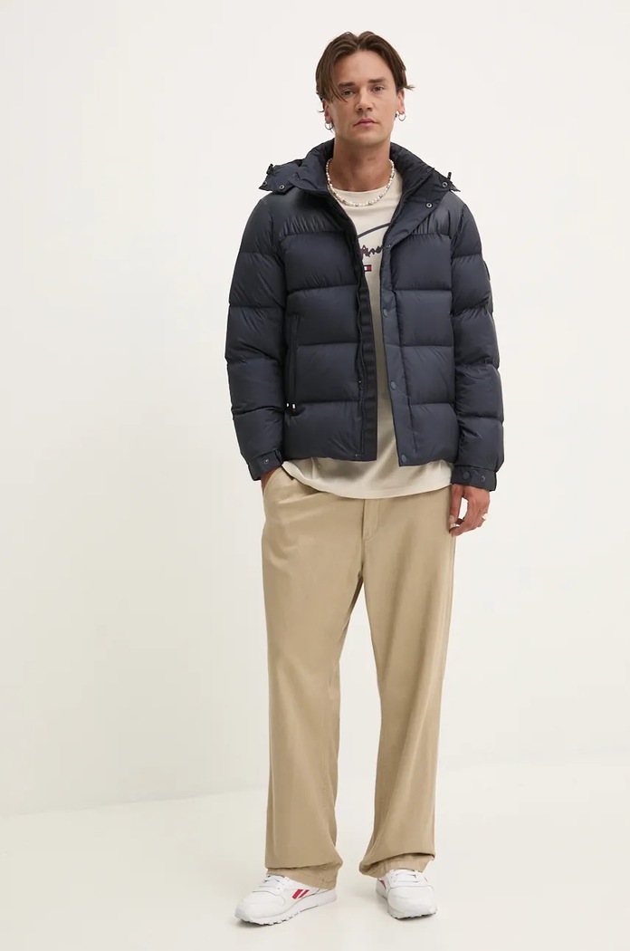 Пухено яке Tommy Hilfiger MW0MW36569 тъмносин NC24